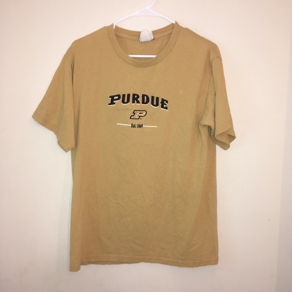 Lee Other - Vintage Purdue University Embroidered Gold Tee